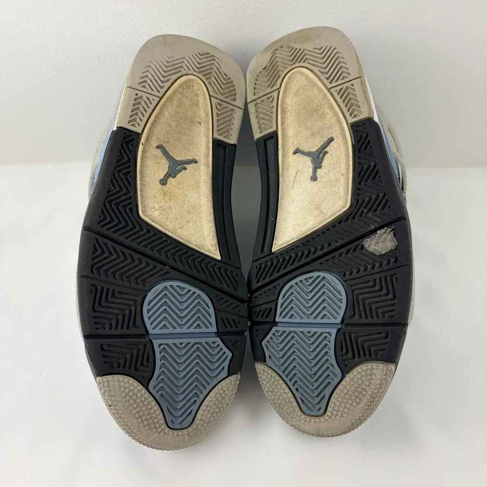 Air Jordan 4 Retro University Blue GS 7Y Suede 408452-400 UNC Blue Black 2021